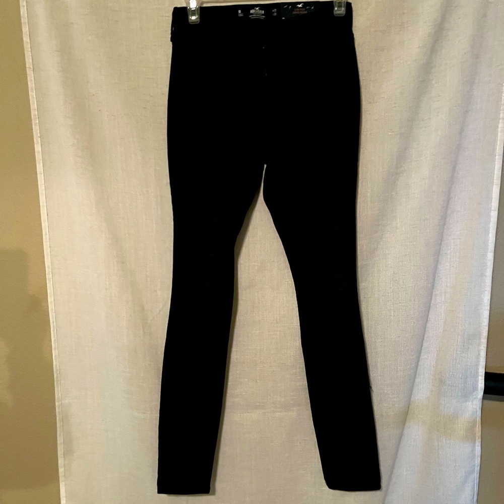 Hollister High Rise Super Skinny Black Jeans Size 1R